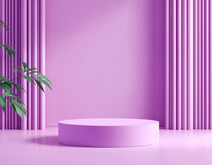 purple and white interior
