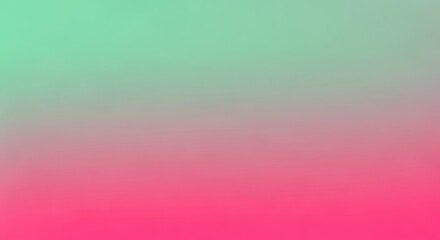 Aesthetic Gradient Background with Soft Color Transition from Mint Green to Hot Pink