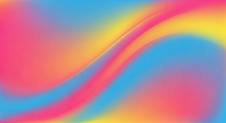 Vibrant Abstract Swirling Color Gradient Background with Smooth Blending and Flowing Waves