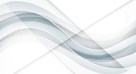 Abstract Light Blue and White Waves Modern Elegant Background Design