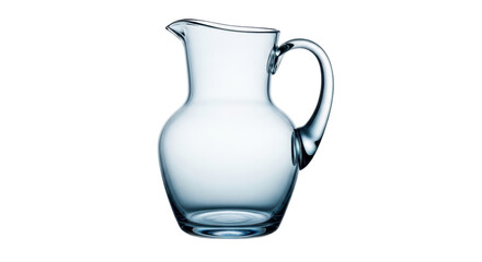 Isolated Glass Pitcher