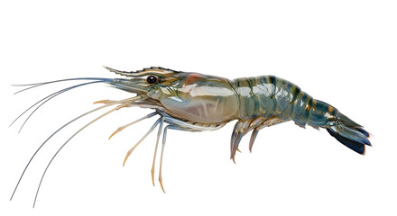 Isolated Giant Tiger Prawn