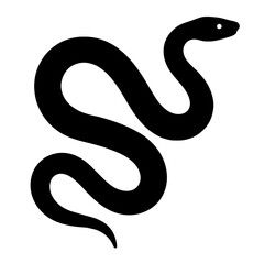 Fototapeta premium Design a black silhouette of a Diamond Python white background clean vector shape