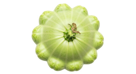 Isolated Pattypan Squash