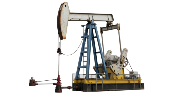 Isolated Oil Pump Jack