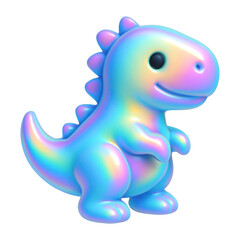 Obraz premium PNG Colorful cute dinosaur illustration