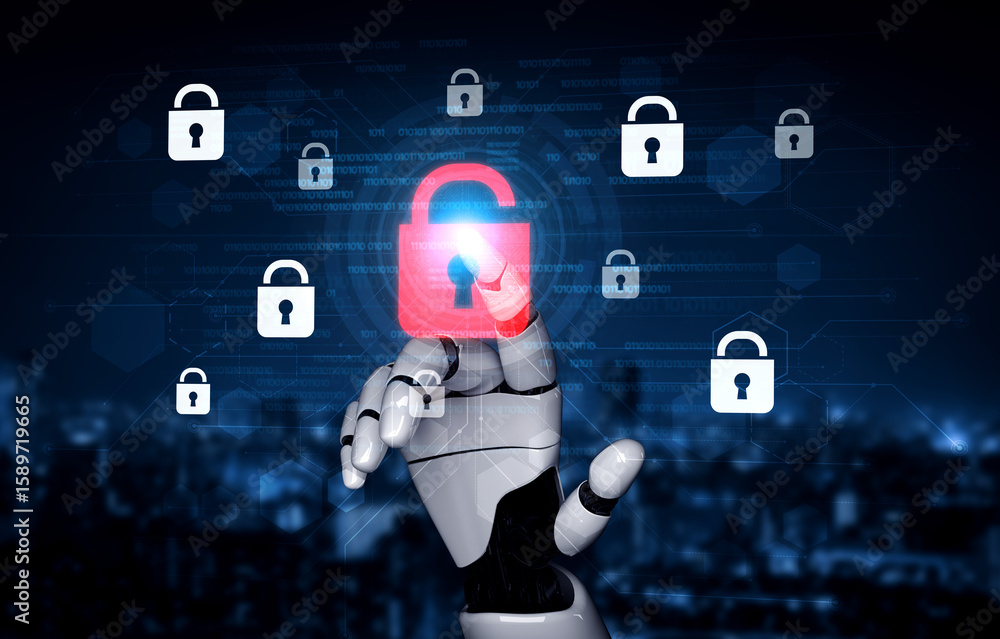Poster ai system identifies potential data vulnerabilities and alerts for breaches, improving proactive cyb