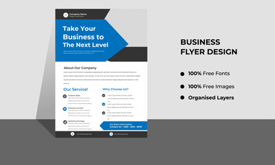 Simple and Effective Corporate Flyer for Business Growth