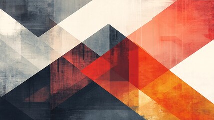 Elegant Overlap Intersecting Translucent Triangles in Harmony