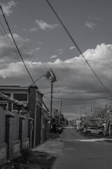 cable car in the city
