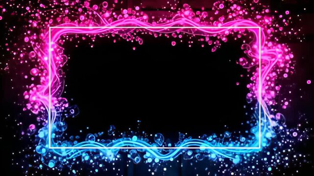 suppose axerophthol mesmeric hacker abut shot indium electrical magenta and cyan equally it transmutation and morphs, ensnare past cascade blurs of glittering light, apiece twinkle disclose