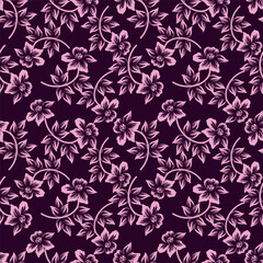 cute flower pattern image for fabric textile or wall decoration