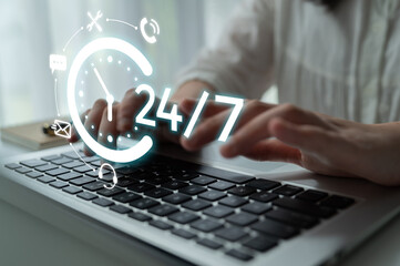 24-hour customer support via help desk, live chat, and online services ensures technical assistance...