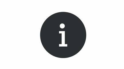 Info Icon. Vector isolated illustration. Information icon or sign