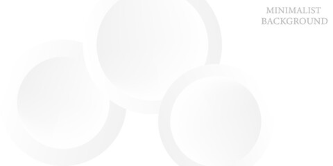 Abstract  white and gray color, modern design stripes background with geometric round shape. Vector illustration.