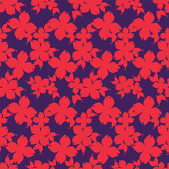 Colorful hand draw flowers seamless pattern. Can be used for fabric textile wallpaper.	