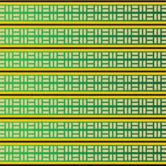 Simple Geometric Maze Like Pattern for Fabric