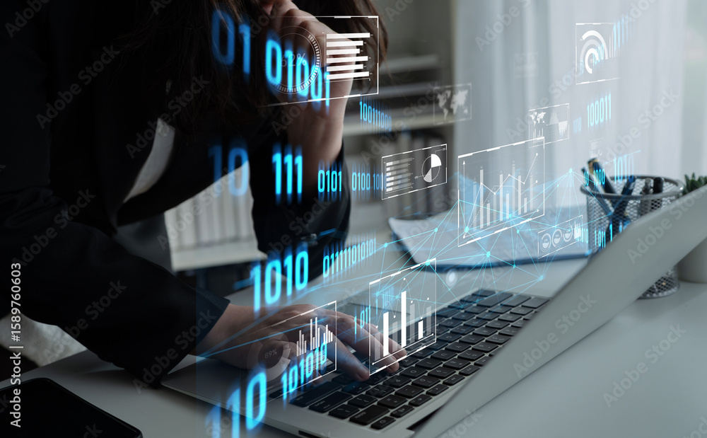 Poster big data and analytics support real-time insights, predictive modeling, and data-driven decisions fo