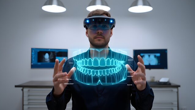 Dental ar vr technology dentist augmented reality virtual reality teeth hologram innovation future