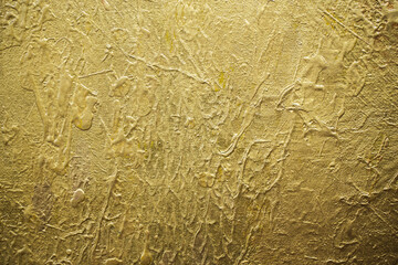 Abstract golden painting background