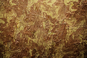 Abstract golden painting background