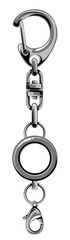 ナスカンのストラップ付きリールホルダーのベクターイラスト素材Vector Illustration of Reel Holder with Lobster Clasp Strap)