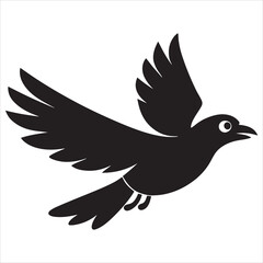 dove of peace vector on white background.