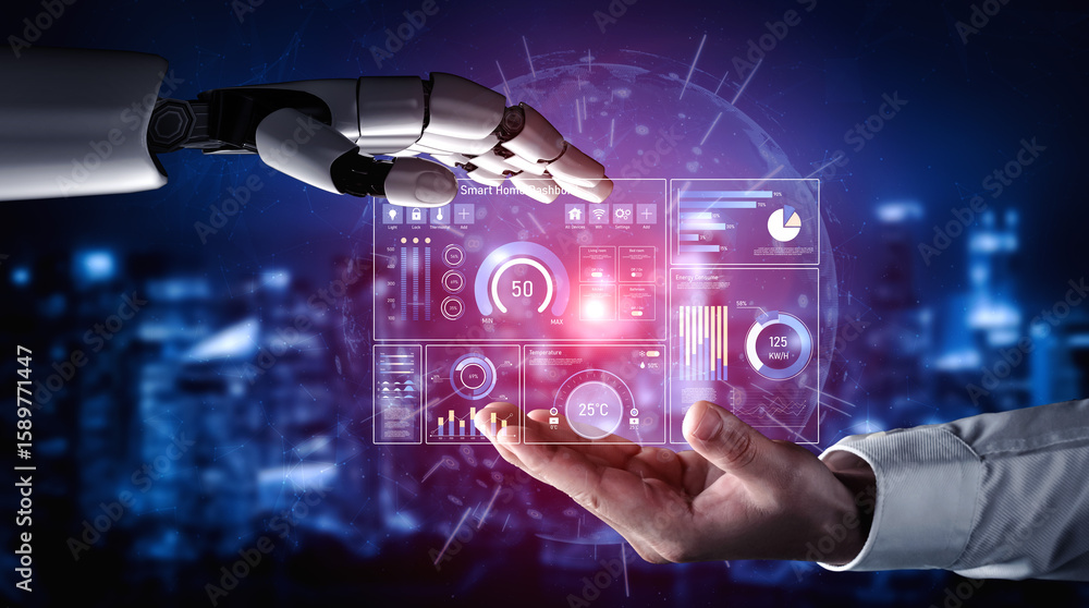 Poster ai helps smart homes by analyzing data, predicting energy use, adjusting temperature, and automating