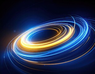 Abstract swirling light trails (4)