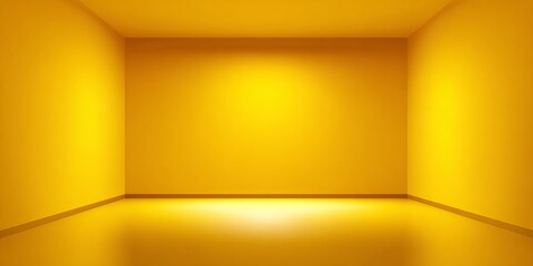 Gold-yellow gradient background, empty space for product display or text decoration in a studio. Abstract minimalistic banner with soft light and shadow. Vector illustration