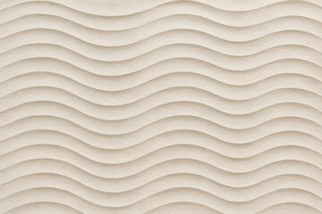 Wave Pattern Texture: A close-up shot of a smooth, repeating wave pattern in a neutral, textured surface, creating a sense of calm and movement.