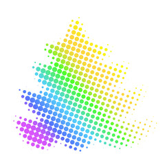 Christmas tree vector halftone illustration, PNG 