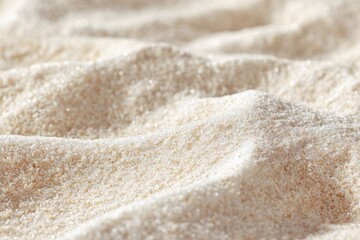 Close-up of textured light beige sand