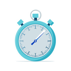 Cartoon stopwatch graphic emphasizing precision, deadlines, and efficiency in project completion