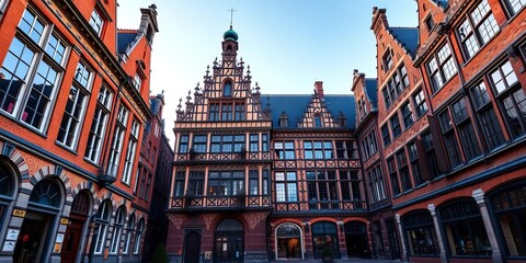Haarlem Historic Town Hall Intricate