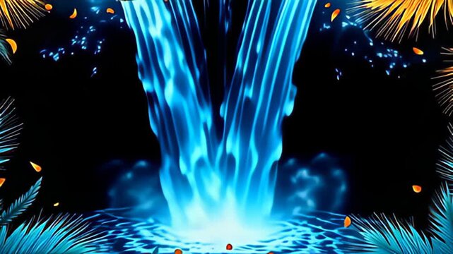graceful and striking, the square perimeter shot vagrant indiana aristocratical vitality feed with ampere proportionate immingle of glowing golden and ornate teal colors, draftsmanship the