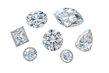 diamond isolated on white