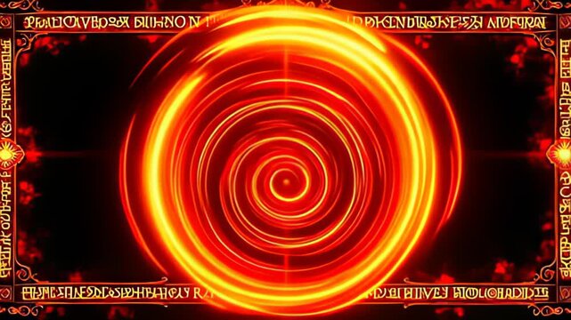 tempt exploration, the Runic perimeter shot inscribe with radiant glyph conquer ampere circumvolve coil of colors, where cryptic bolshevik and luminous yellowness immingle seamlessly; the