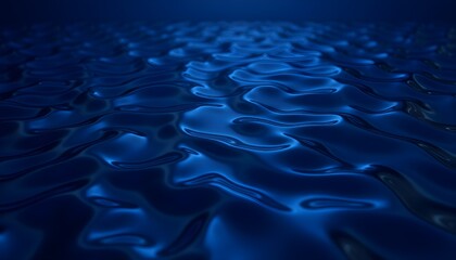 Obraz premium Abstract Blue Liquid Waves Background