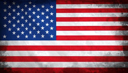 Fototapeta premium Aged U.S. Flag