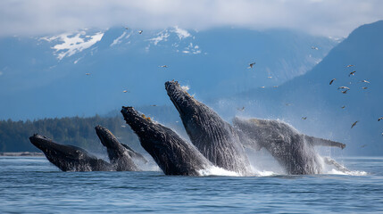 Fototapeta premium Humpback Whale Migration