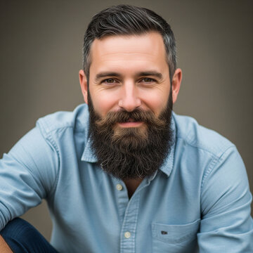 portrait of a handsome young man