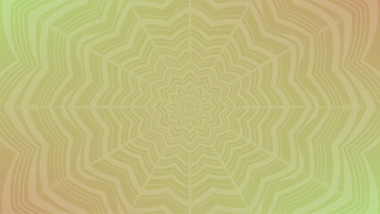 Fototapeta premium Round mandala on colorfull gradient background. Translucent mesh pattern in the form of a mandala. Mandala with floral patterns. Pastel Yoga template. Gradient background with round mandala.Vishal