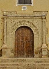 Portada de la Iglesia de la Pur&iacute;sima Concepci&oacute;n en Ceheg&iacute;n