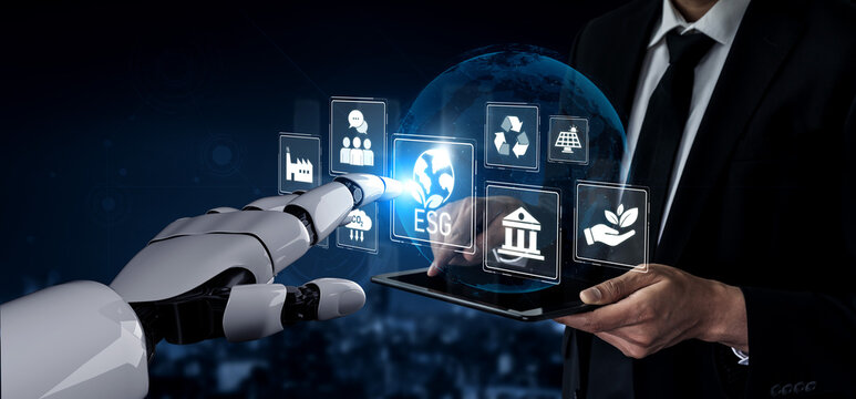 AI supports ESG strategy by analyzing environmental data, monitoring social indicators, and evaluating governance performance to ensure ESG goals are met. Vouch