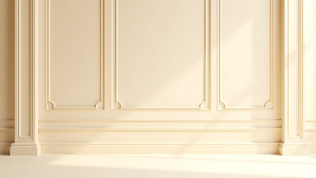 warm beige background features subtle soft vertical stripes pale beige evoking sense classic elegance timeless sophistication