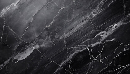 black stone marble with background grey cement texture top view