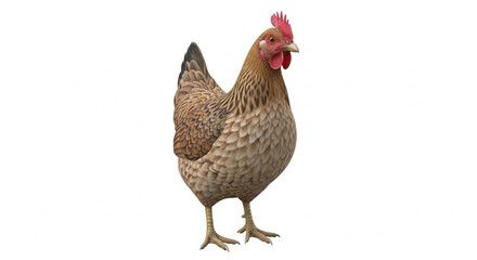 chicken isolated on white background