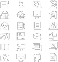Business and Finance Vector Icon Set for Web and Office Use