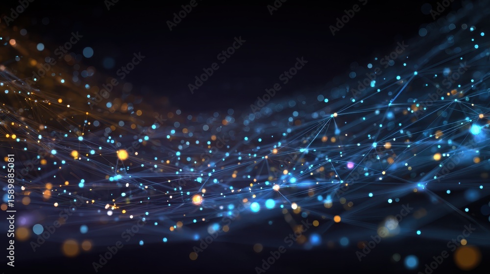Aufkleber abstract infographics visualization. big data code representation. futuristic network or business an